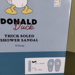（新品)ドナルドシャワーサンダル　２足LMセットの画像