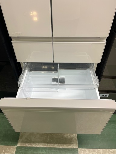 ジャングルジャングル貝塚店 485L冷蔵庫 三菱 ミツビシ MR-MZ49K-W 2024年製 両開き フレンチドア ファミリー 中古