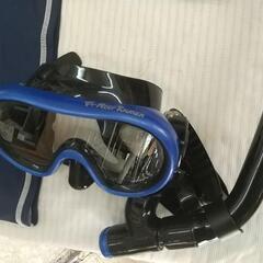 子ども用水中メガネ　シュノーケルセットの画像