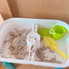 キネティックサンド 家で砂遊び  おもちゃ 自宅砂場の画像