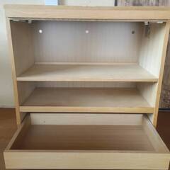 木製棚　無印良品の画像