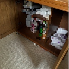 収納多めのダイニングセットの画像