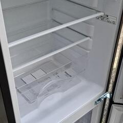 2023年式美品　２ドア冷蔵庫Nグラシア　NTR-106BK洗浄クリーニング済み無料配送設置ありの画像