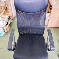 3脚セット　背中が蒸れにくいハイバックキャスターチェア　管理番号YN243の画像
