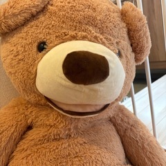 130cm　クマのぬいぐるみの画像