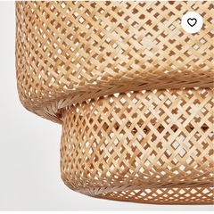 IKEAペンダントランプ　竹　ハンドメイド　シェードの画像