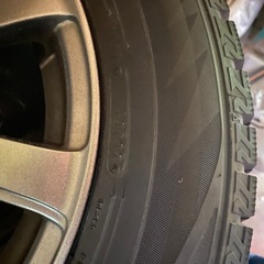 中古スタッドレスタイヤ　4本　ホイール付きの画像