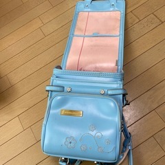 引き取り限定　ランドセル　水色　セイバン　入学　小学生の画像