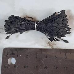 ペップ パンフラワー クレイフラワー 造花 工芸用花芯 白黒セットの画像