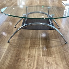 ガラスセンターテーブル【町田市再生家具】251434の画像