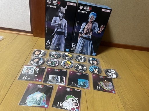 ブリーチ一番くじA賞ウルキオラB賞グリムジョーG賞H賞