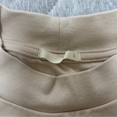 GU スムースクルーネックTシャツ ベージュの画像
