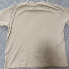 GU スムースクルーネックTシャツ ベージュの画像