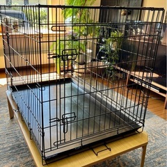 新品同様 ペットゲージ 中型大型犬用