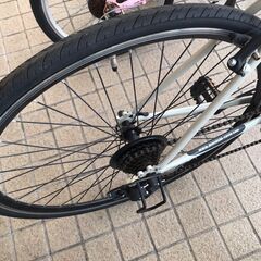 【ジャングルジャングル岩出店】【A880】 クロスバイク 丸石サイクル ベージュ 和歌山 岩出市 紀の川市 海南市の画像
