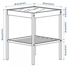 IKEA　サイドテーブル　NESNA ネスナ　の画像