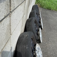 HR34スカイライン純正ホイールタイヤセット　15インチの画像