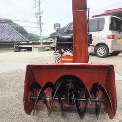 岐阜　フジイ８馬力.セル始動OK、作動好調品、中古除雪機、発送可能の画像