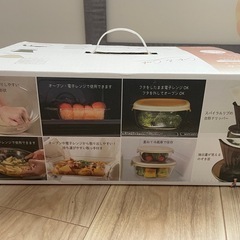 耐熱ガラス製食器7点セットの画像