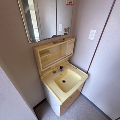 レトロ洗面台ですお譲りします。の画像