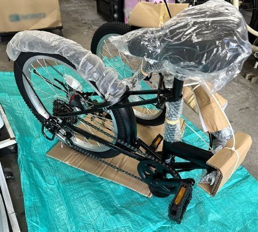 新品未組立 VERDIA ヴェルディア 20インチ 6段変速 ブラック 折り畳み自転車 おりたたみ 自転車 ☆札幌市 白石店