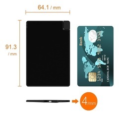 モバイル バッテリー 薄型 4mm 57.7gの画像