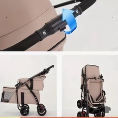 新品未使用ペットカートの画像