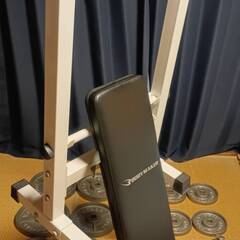 ベンチプレス ダンベル＋プレート付きの画像