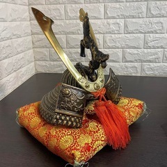 工芸品　出世兜　子ども日の画像