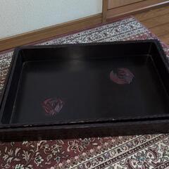鎌倉彫り　乱れ箱　木製衣装箱の画像