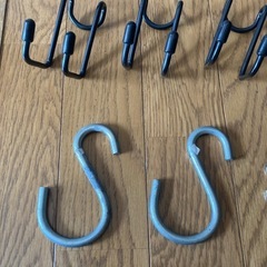 ダブルタイプのフック　S字フック　まとめ売りの画像