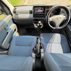 綺麗！走行8万㌔！車検8年11月⭐︎28年TOYOTA PIXUSバンcruise！フルセグTVナビBluetoothETCキーレスパワーウィンドウ付！経済的4ナンバー貨物！上級グレードすぐ乗れますの画像