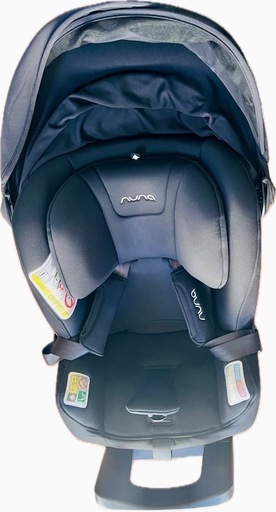 お話し中【美品】ISOFIX 　nuna チャイルドシート プライム キャノピー付（キャビア）