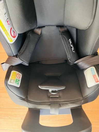 お話し中【美品】ISOFIX 　nuna チャイルドシート プライム キャノピー付（キャビア）