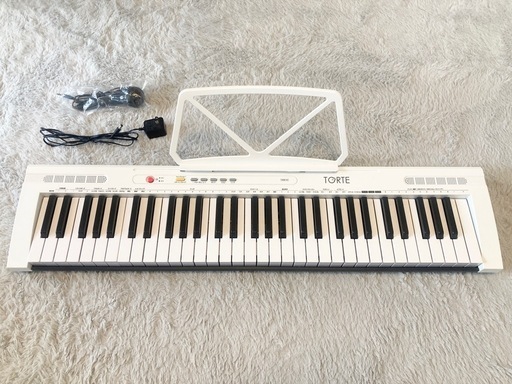 TORTE TSDK-61 電子キーボード（61鍵・入門用/初心者向け・AC