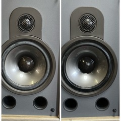 Pioneer S-303 2WAY スピーカー 音出し確認OK スピーカースタンド CP-303 付属 エッジ割れ有り 中古品 ④の画像