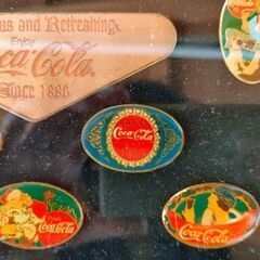 激レア!!!Coca-Cola100周年記念ピン・額入、箱入りです。の画像
