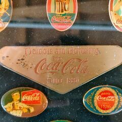 激レア!!!Coca-Cola100周年記念ピン・額入、箱入りです。の画像