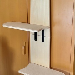 キャットタワー 木製の画像