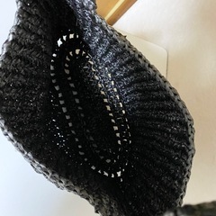 ハンドメイド手編みバッグの画像