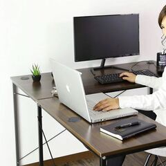  L字型デスク  幅120 奥行60 / 幅80 奥行40 