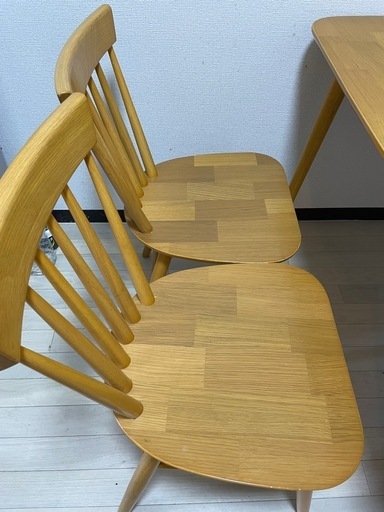 木製ダイニングテーブルセット