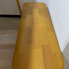 木製ダイニングテーブルセットの画像