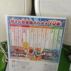 任天堂☆Wii☆本体☆太鼓の達人☆タタコン☆動作品☆すぐ遊べるセット☆の画像