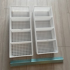 整理仕切りカゴの画像