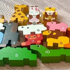 しまじろう木製数字ブロック
の画像