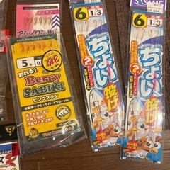 未使用釣具（ハリ、オモリなど）の画像