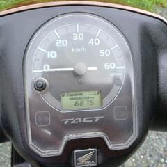 低走行　6875km  AF75  タクト　4サイクル　インジェクション　山鹿市よりの画像