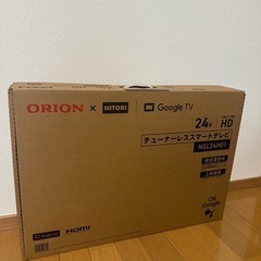 ORION×NITORI　24型 チューナーレススマートテレビ　美品 の画像