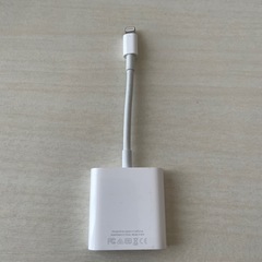 美品純正Apple Lightning to USB 3 カメラアダプタの画像